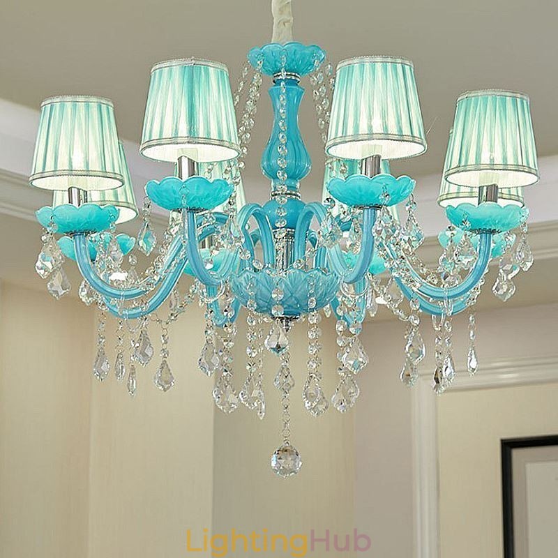Creative Crystal Chandelier European Elegant Pendant Light