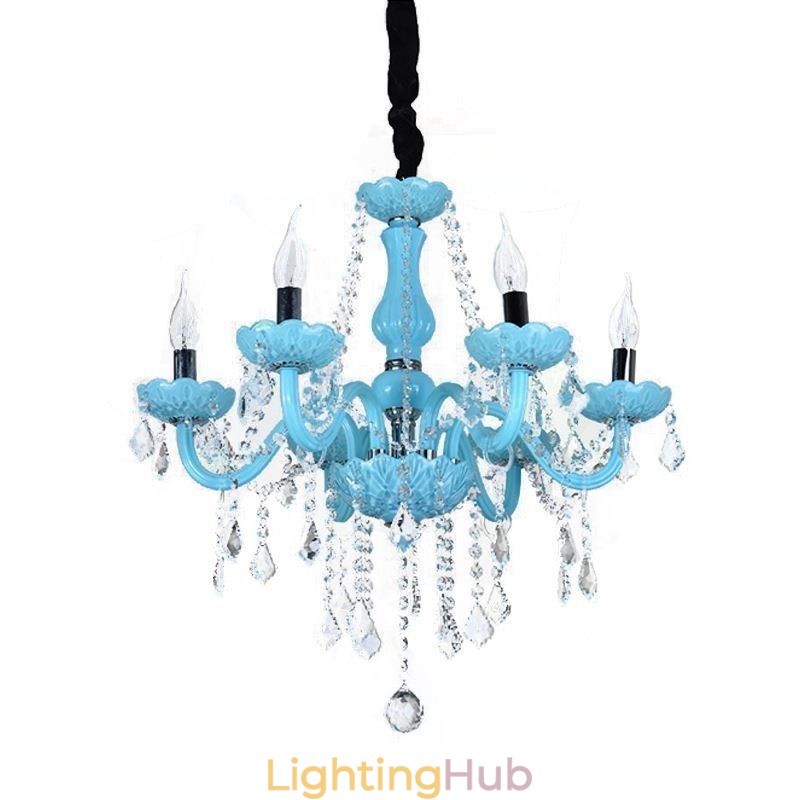 Creative Crystal Chandelier European Elegant Pendant Light