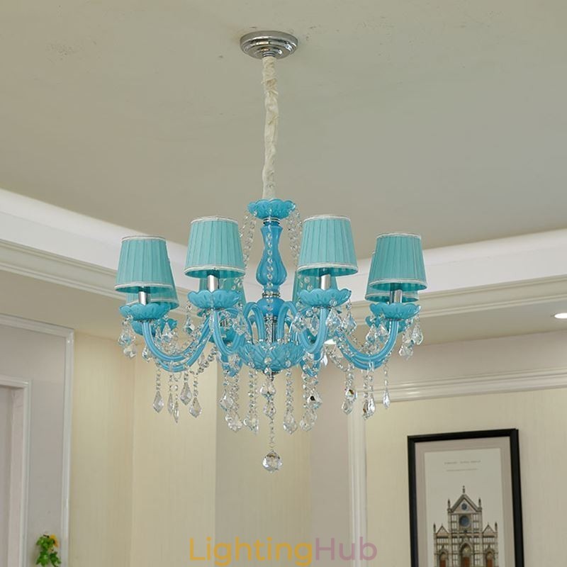 Creative Crystal Chandelier European Elegant Pendant Light