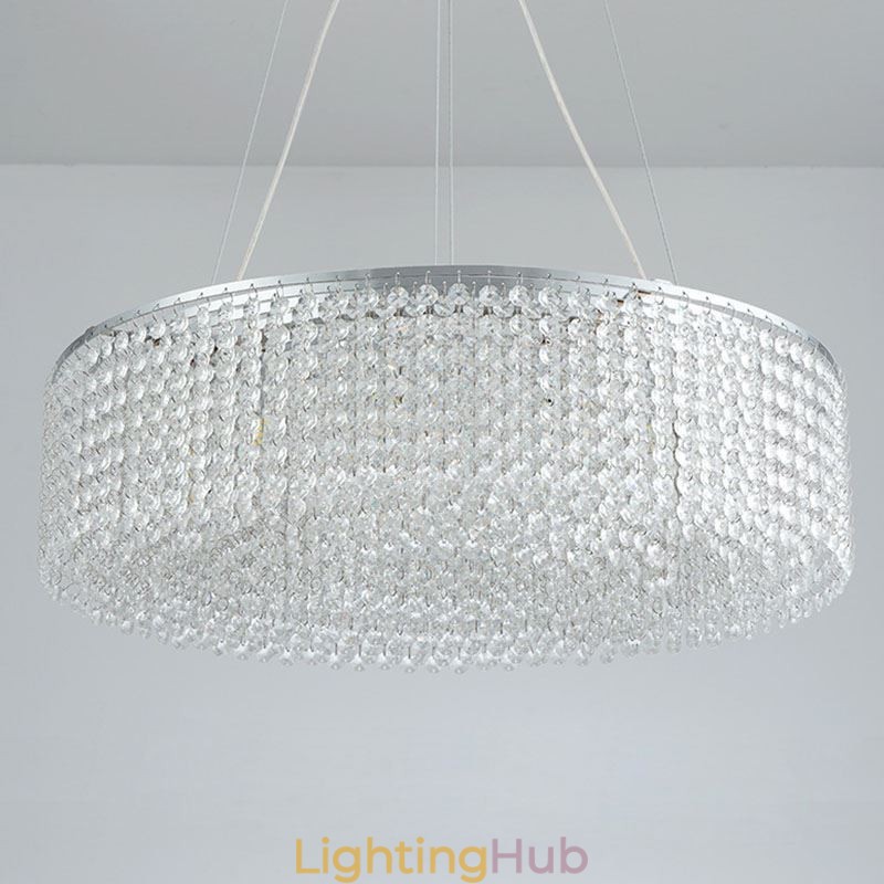 Modern Crystal Chandelier European Luxury Decorative Ceiling Lamp With 12 Lights