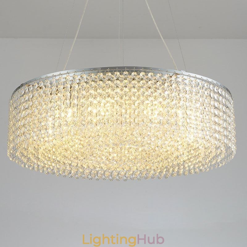 Modern Crystal Chandelier European Luxury Decorative Ceiling Lamp With 12 Lights