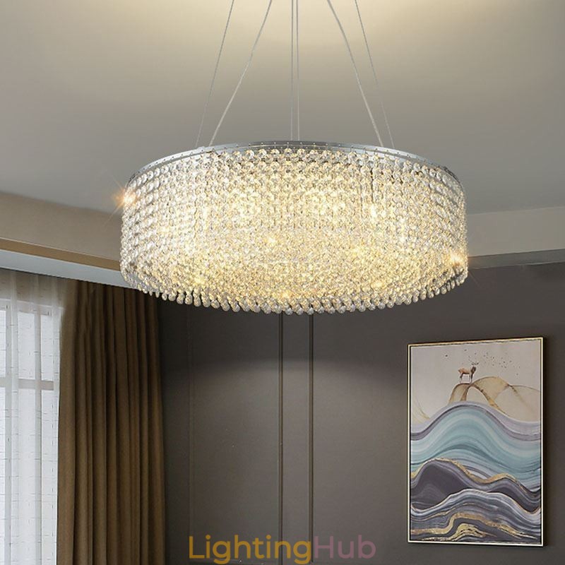 Modern Crystal Chandelier European Luxury Decorative Ceiling Lamp With 12 Lights