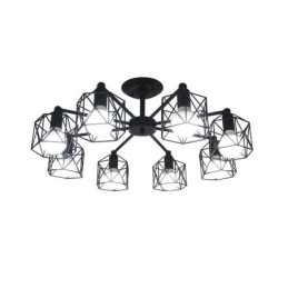 Modern Bird Cage Pendant Lamp Iron Decorative Lighting