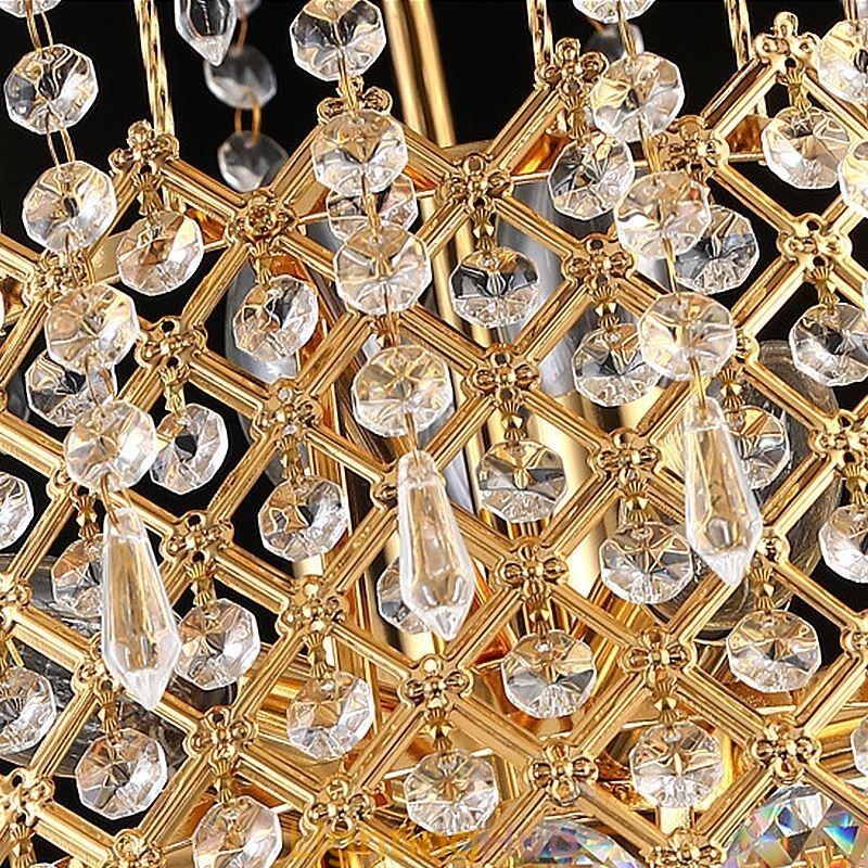 Luxury Crystal Chandelier Modern Elegant Pendant Light