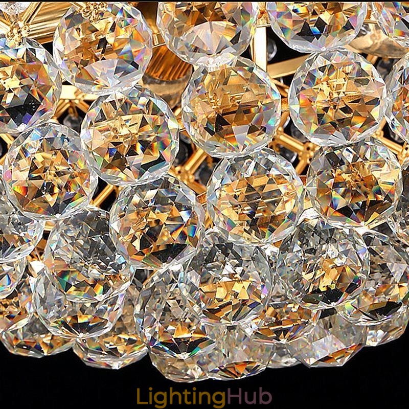 Luxury Crystal Chandelier Modern Elegant Pendant Light