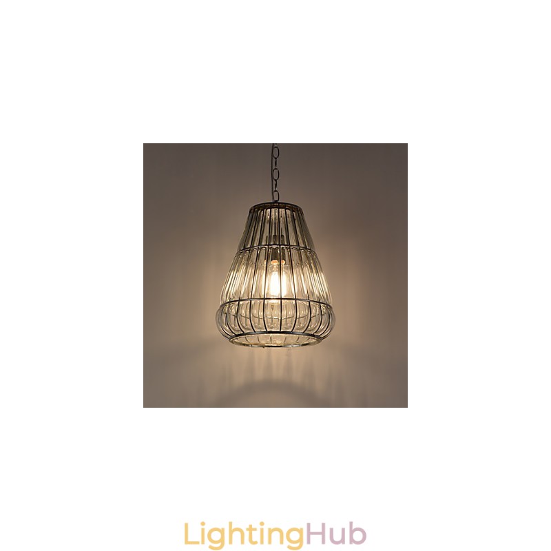 Modern Contemporary Chrome Glass Chandelier