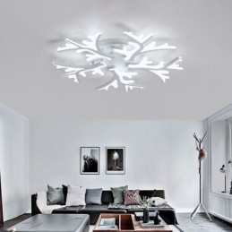Flush Mount Modern Minimalist Antler Ceiling Light