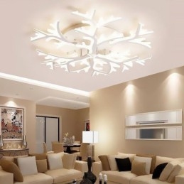 Flush Mount Modern Minimalist Antler Ceiling Light