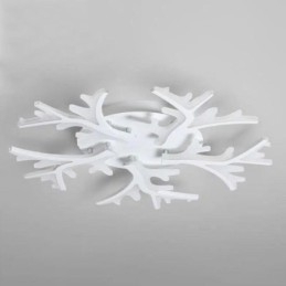 Flush Mount Modern Minimalist Antler Ceiling Light