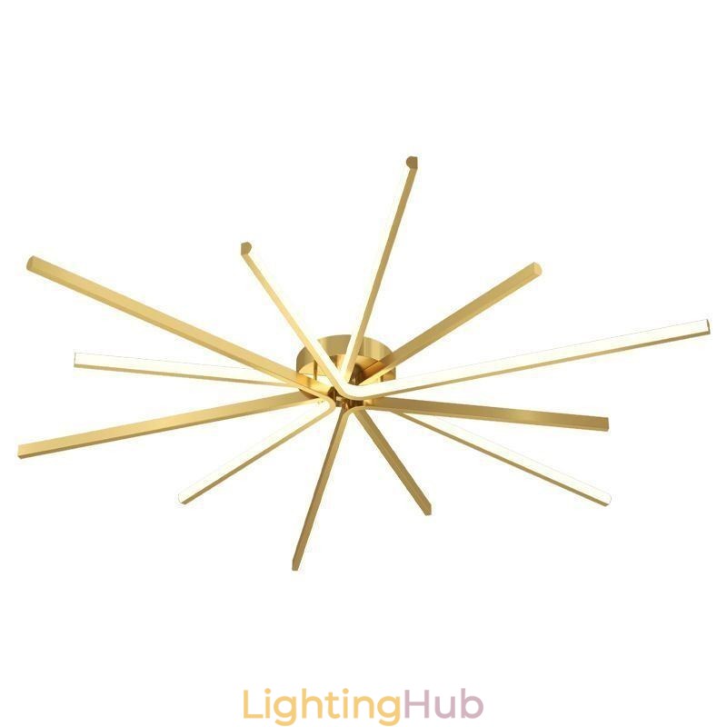 Flush Mount Modern Minimalist Fireworks Ceiling Light