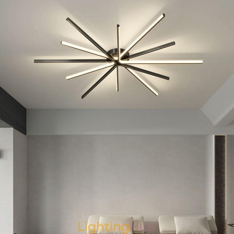 Flush Mount Modern Minimalist Fireworks Ceiling Light