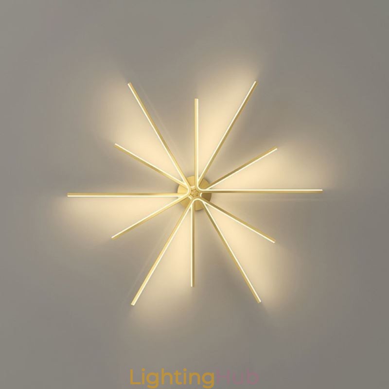 Flush Mount Modern Minimalist Fireworks Ceiling Light
