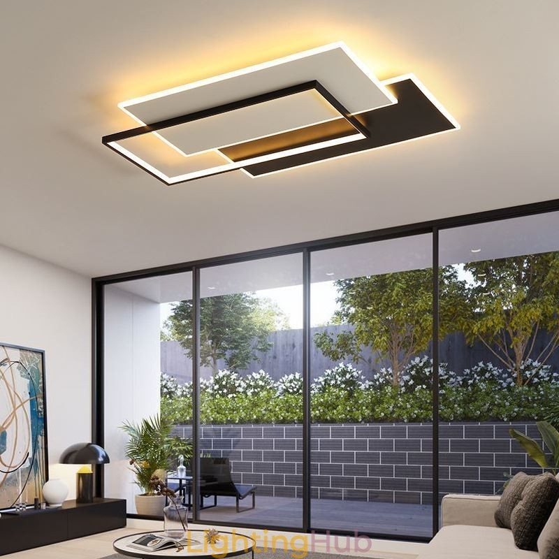 Flush Mount Minimalist Square Acrylic Ceiling Light