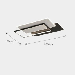 Flush Mount Minimalist Square Acrylic Ceiling Light