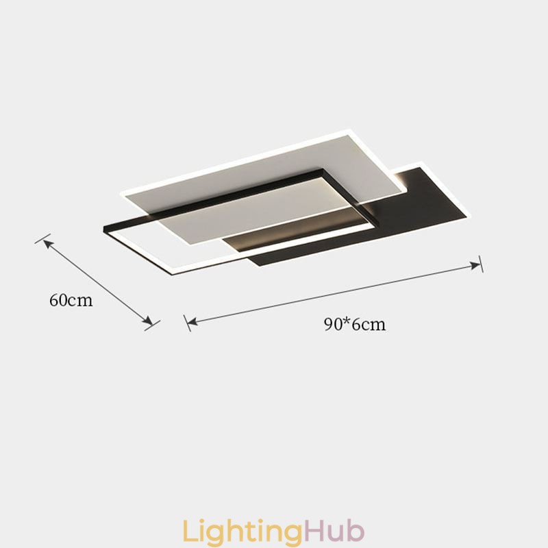 Flush Mount Minimalist Square Acrylic Ceiling Light