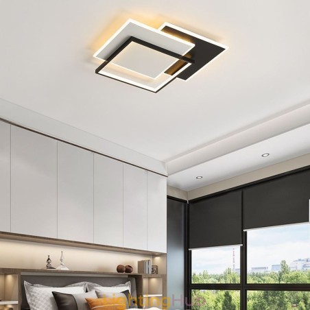 Flush Mount Minimalist Acrylic Square Ceiling Light 40 50cm Flush Mount Minimalist Acrylic Square Ceiling Light 40 50cm