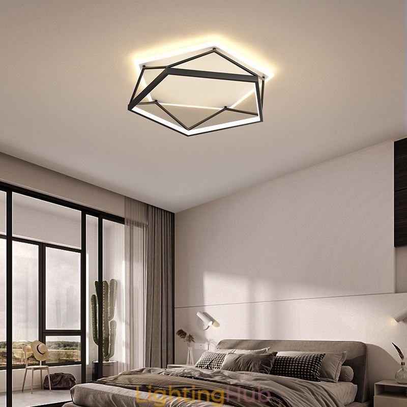Flush Mount Hollow Three dimensional Ceiling Light 55cm