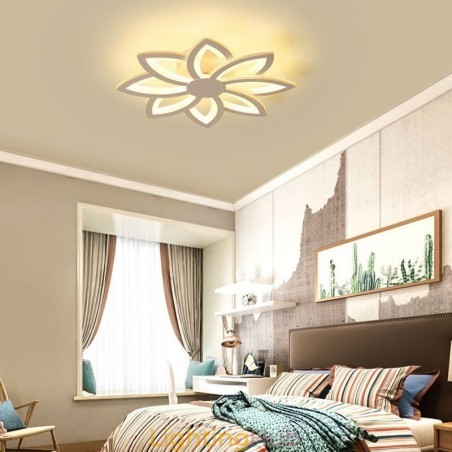 Flush Mount Eye catching Acrylic Flower Ceiling Light 55cm