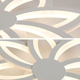Flush Mount Eye catching Acrylic Flower Ceiling Light 55cm