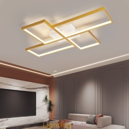 Flush Mount Mosaic Geometric Square Ceiling Light Fixture Flush Mount Mosaic Geometric Square Ceiling Light Fixture