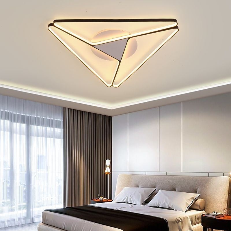 Flush Mount Minimalist Triangle Ceiling Light