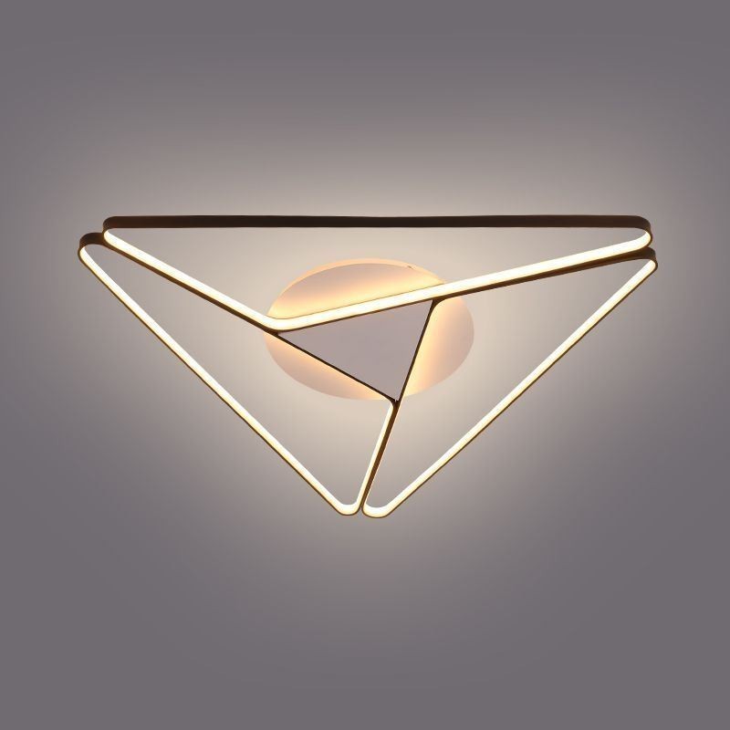 Flush Mount Minimalist Triangle Ceiling Light