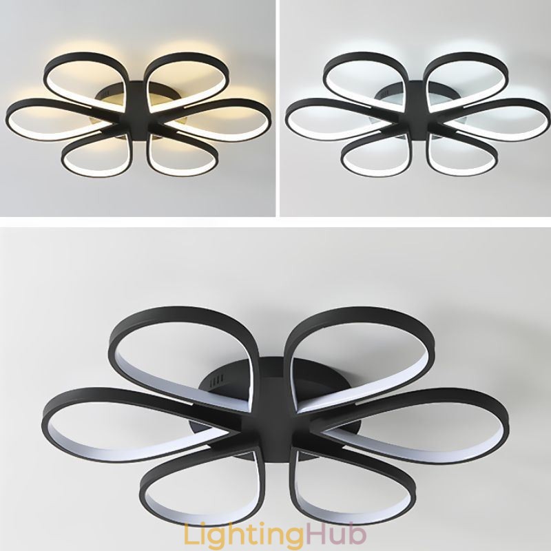 Flush Mount Minimalist Clover Ceiling Light