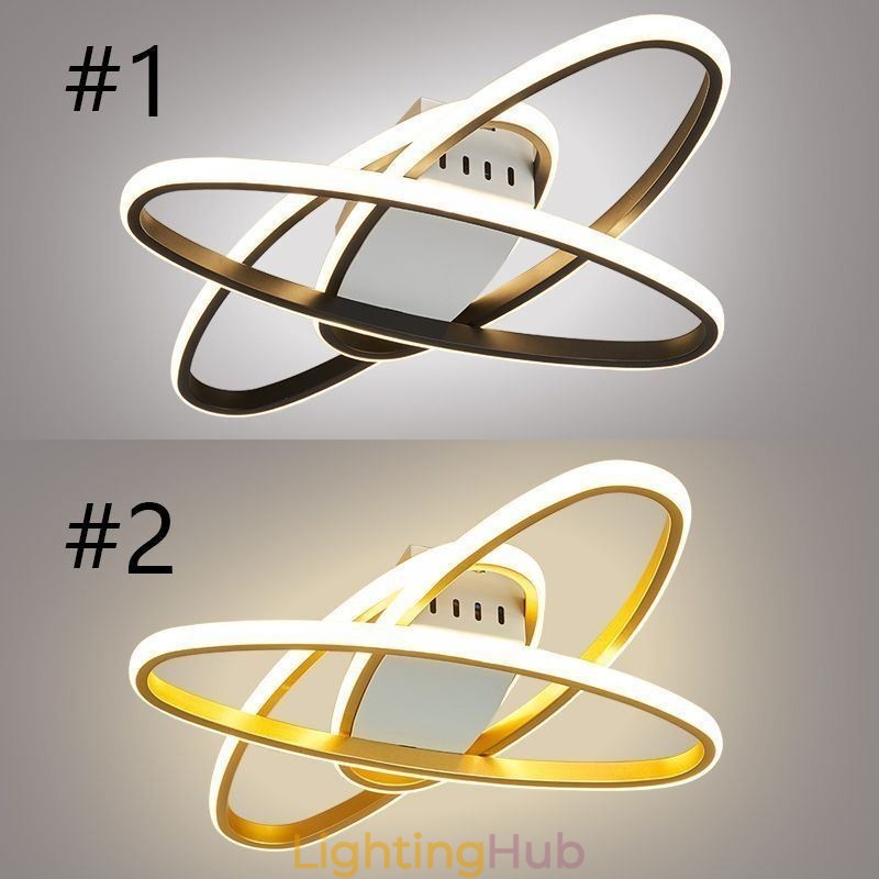 Flush Mount Minimalist Surround Planet Ceiling Light