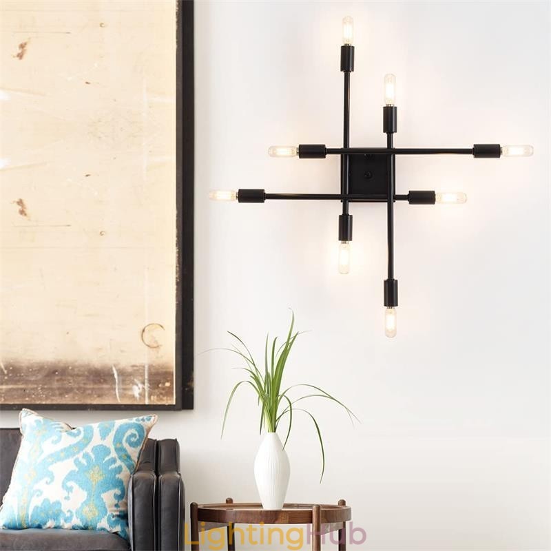 Country Retro Flush Mount American Industrial Style Decorative Ceiling Light