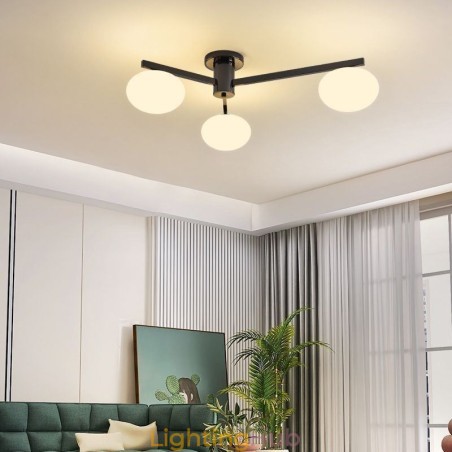 Nordic Glass Flush Mount Creative Wrought Iron Ceiling Light Nordic Glass Flush Mount Creative Wrought Iron Ceiling Light