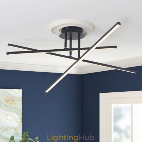 Modern Simple Flush Mount Aluminum Art Strip Ceiling Light Modern Simple Flush Mount Aluminum Art Strip Ceiling Light