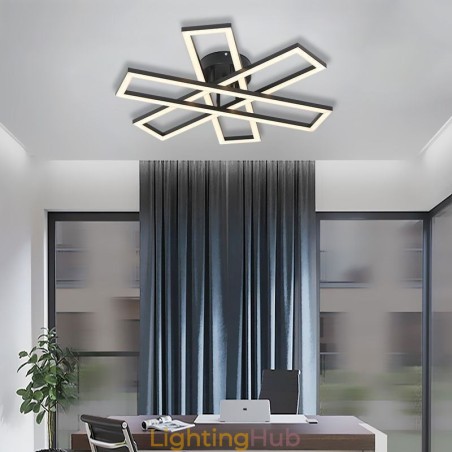 Minimalist Flush Mount Aluminum Art Windmill Ceiling Light Minimalist Flush Mount Aluminum Art Windmill Ceiling Light