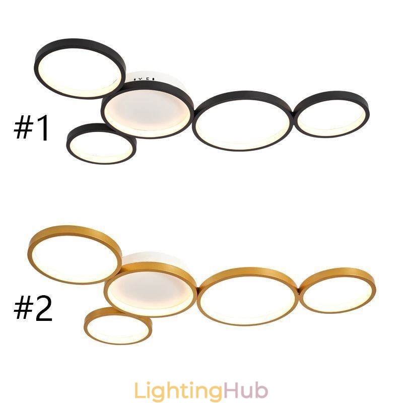 Modern Flush Mount Aluminum Art Ceiling Light