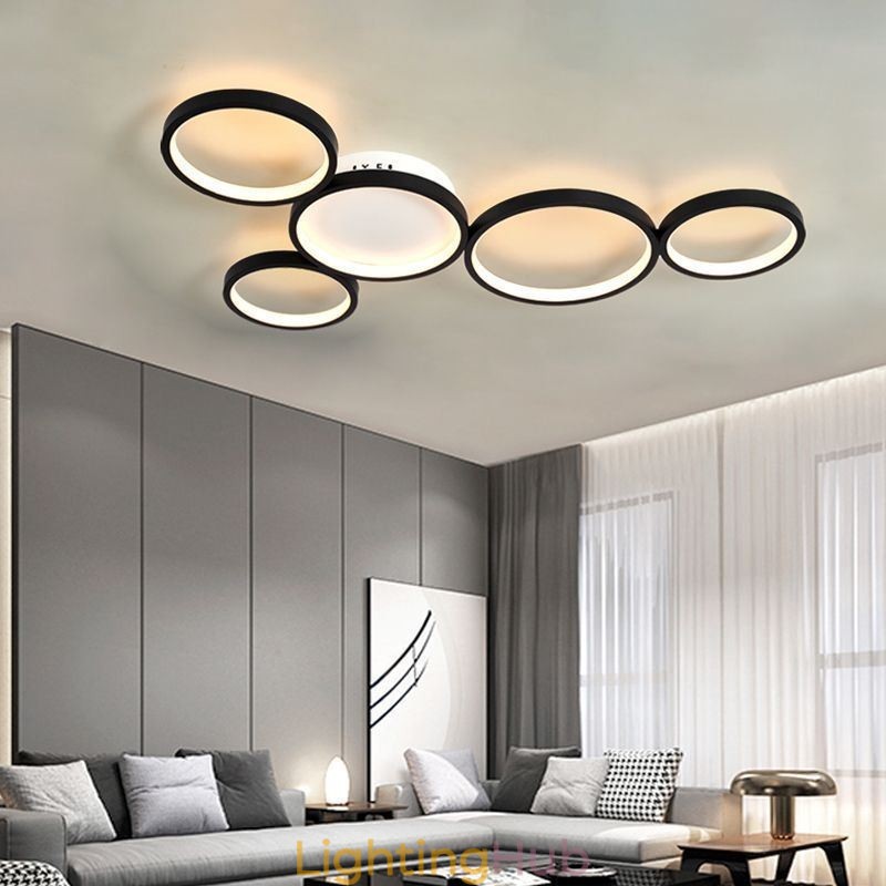 Modern Flush Mount Aluminum Art Ceiling Light