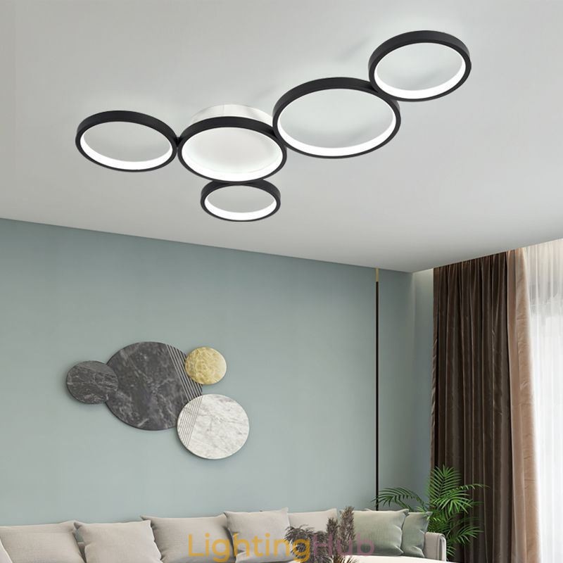 Modern Flush Mount Aluminum Art Ceiling Light