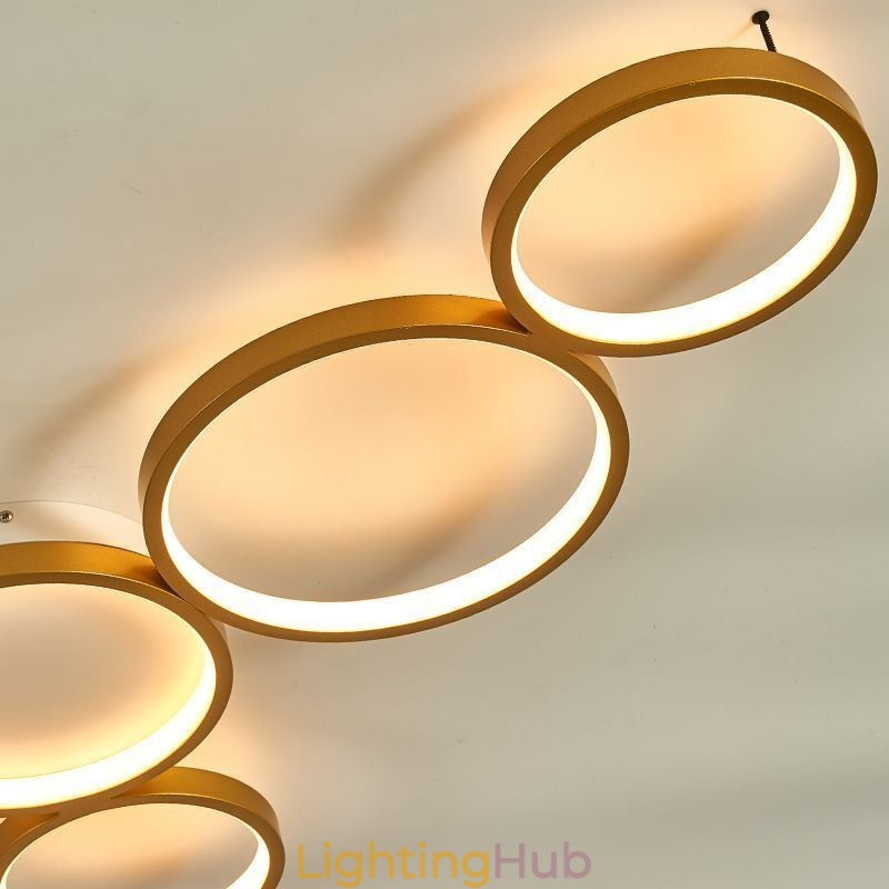 Modern Flush Mount Aluminum Art Ceiling Light