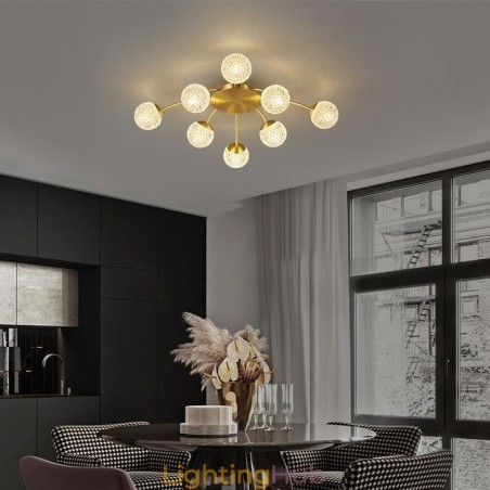 Modern Flush Mount Golden Ceiling Light Decorative Light Fixture Modern Flush Mount Golden Ceiling Light Decorative Light Fixture