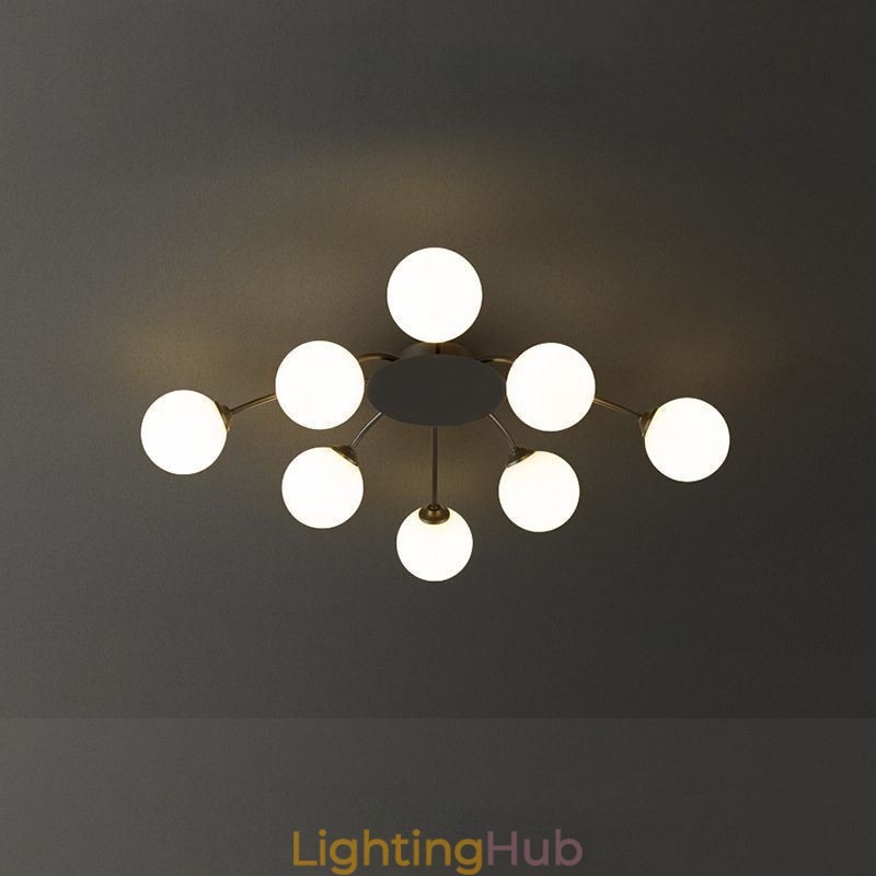 Modern Flush Mount Black Ceiling Light Decorative Light Fixture