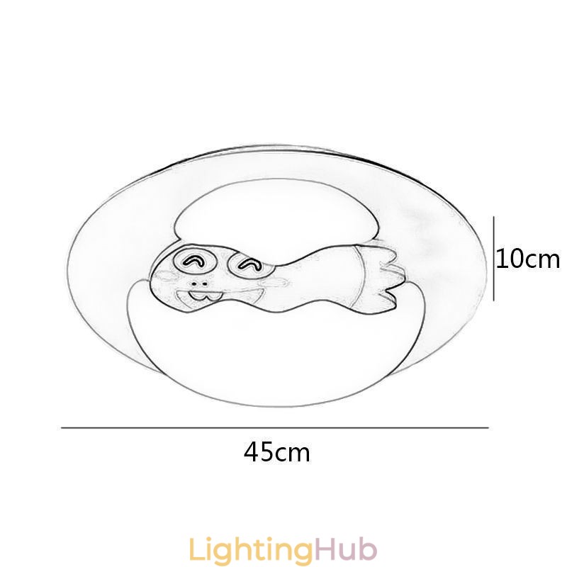 Cartoon Flush Mount Modern Decorative Ceiling Lamp