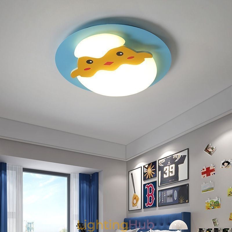 Cartoon Flush Mount Modern Decorative Ceiling Lamp