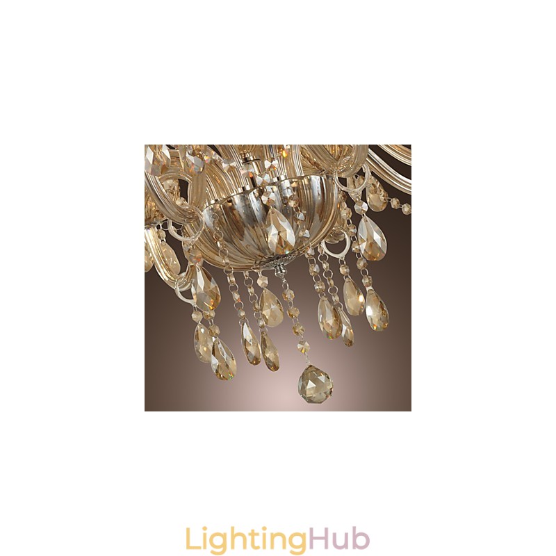 Chandelier Crystal Luxury Modern 2 Tiers Living 12 Lights