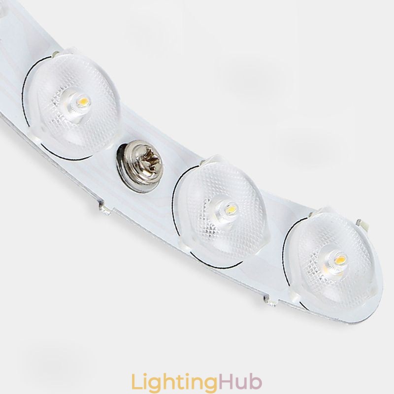Modern Ceiling Light Wooden Acrylic Round Ceiling Light