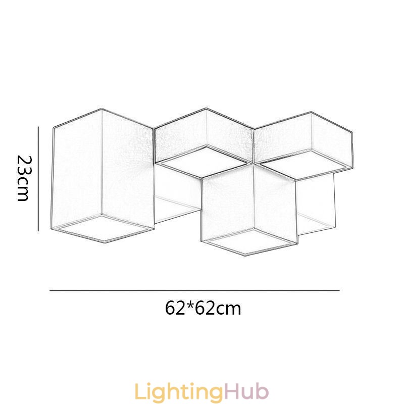 Modern Ceiling Light Rubik's Cube Ceiling Lighting
