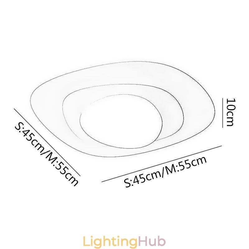 Nordic Ceiling Light Corrugated Ceiling Lamp