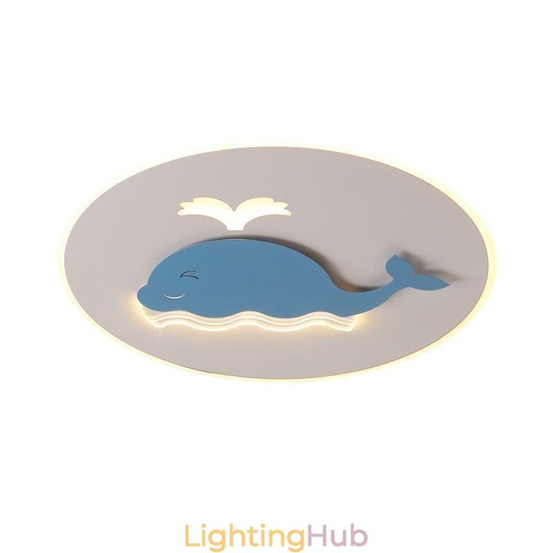 Modern Creative Ceiling Lamp Whale Ceiling Light