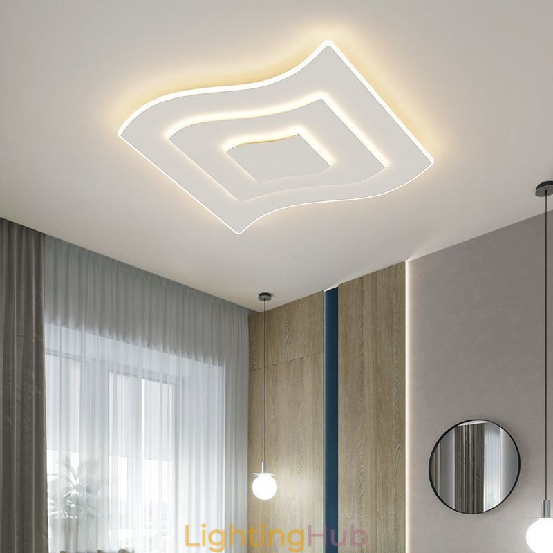 Modern Ceiling Light Square Acrylic Flush Mount