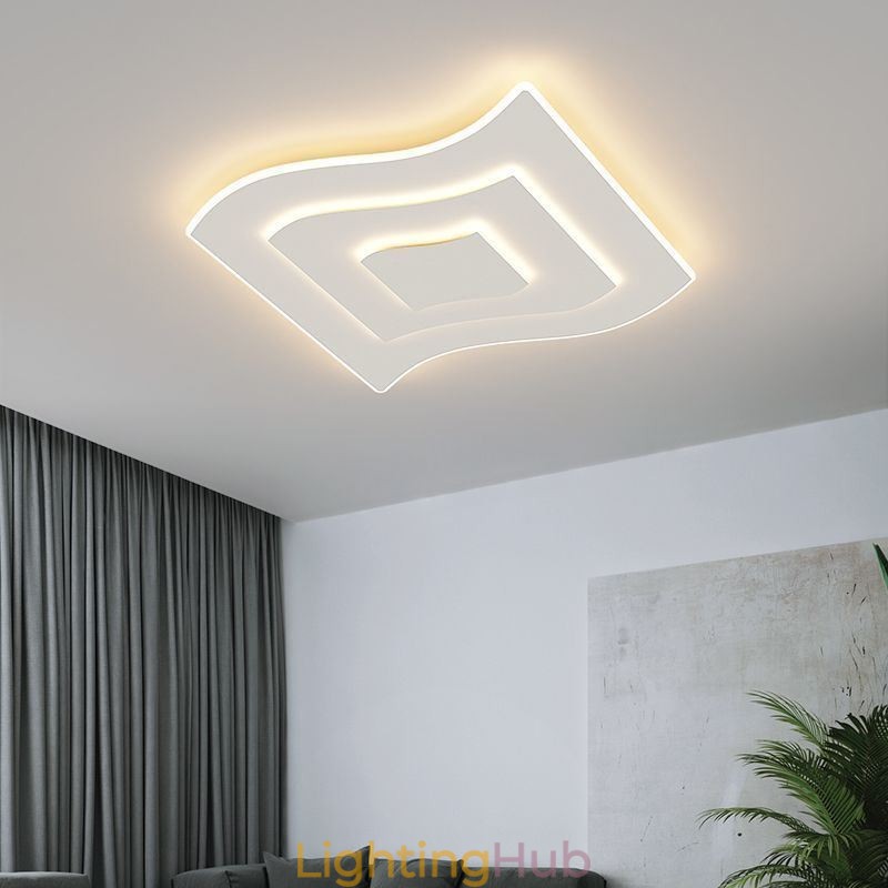 Modern Ceiling Light Square Acrylic Flush Mount