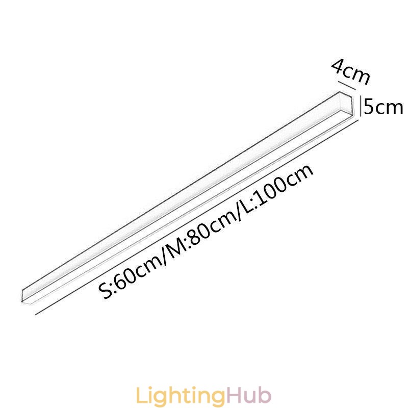 Modern Ceiling Light Long Strip Surface Mounted Ceiling Lamp