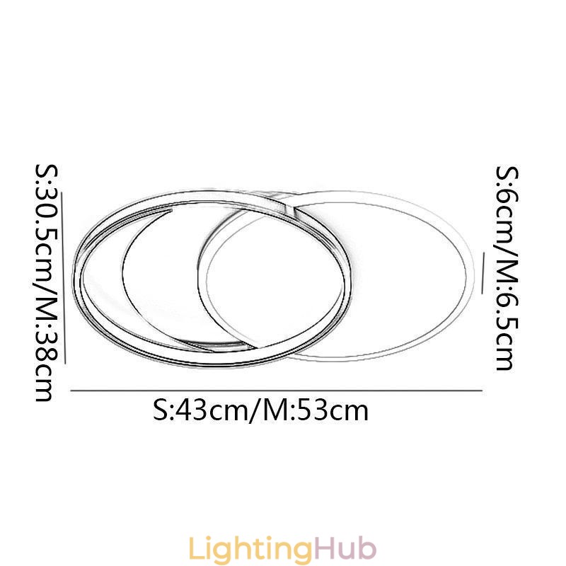 Creative Ceiling Light Round Circle Ceiling Lamp