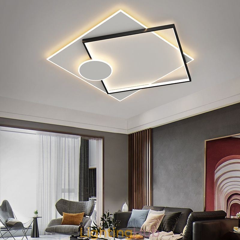 Modern Ceiling Light Square Geometric Acrylic Ceiling Lamp